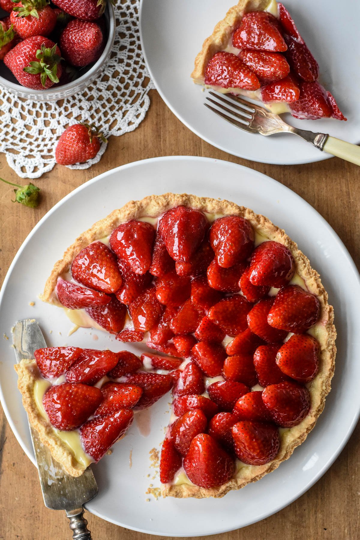 Deliciously Authentic French Strawberry Pie Recipe A Taste of France Kitchen Aiding