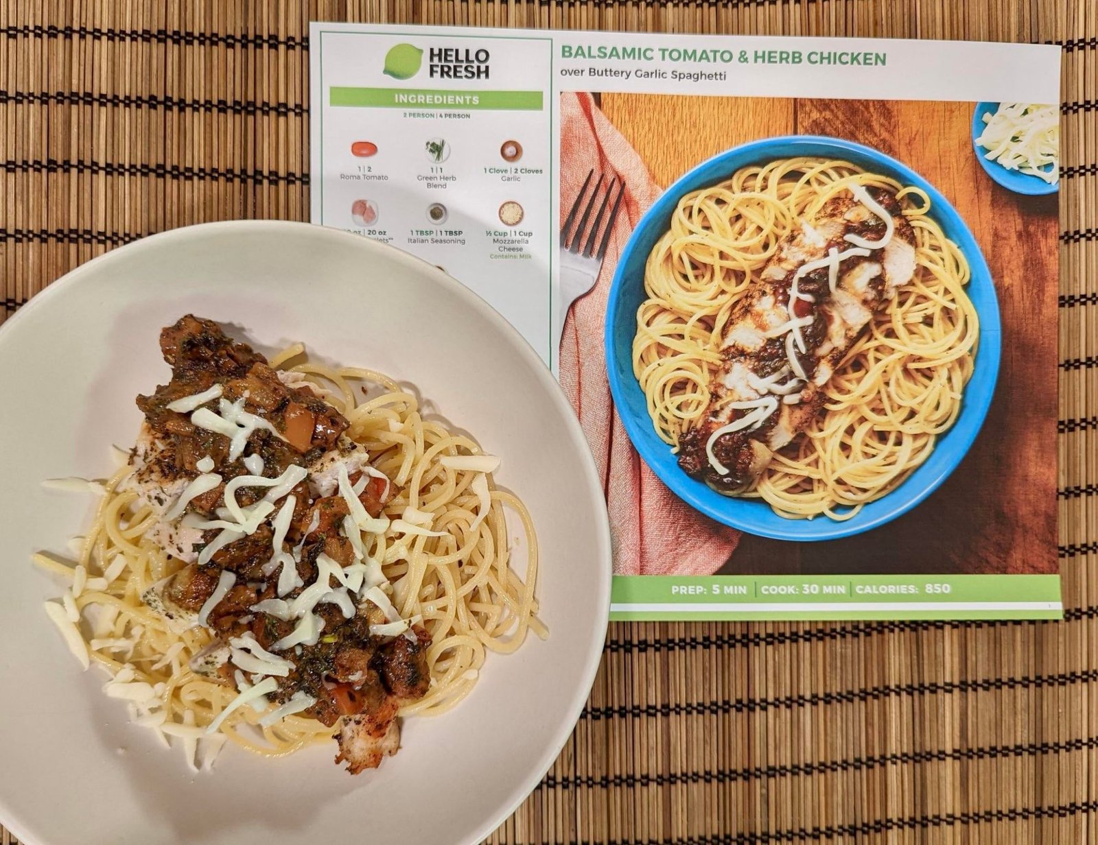 Hello Fresh Balsamic Tomato And Herb Chicken