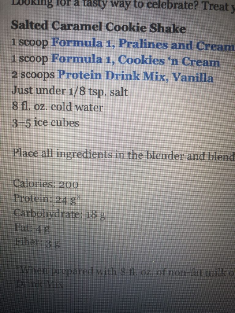 Herbalife Salted Caramel Shake Recipe