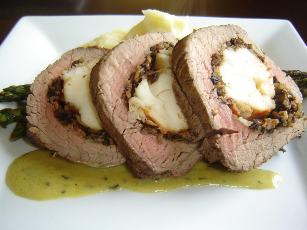 Lobster Stuffed Beef Tenderloin Recipe