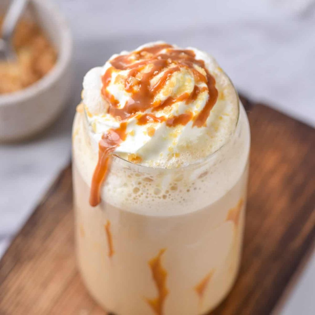 Caramel Ribbon Crunch Frappuccino