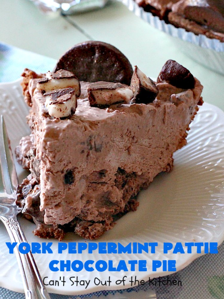 York Peppermint Instant Pudding Pie Recipe