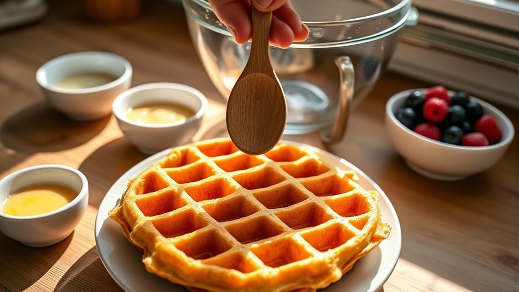 american style waffle recipe