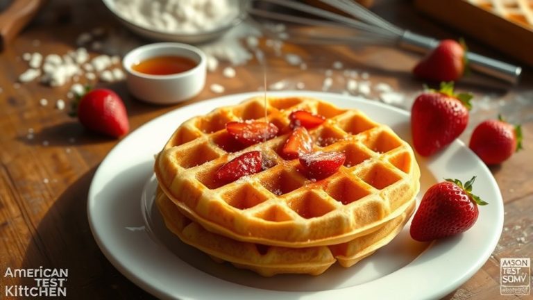 american test kitchen waffles