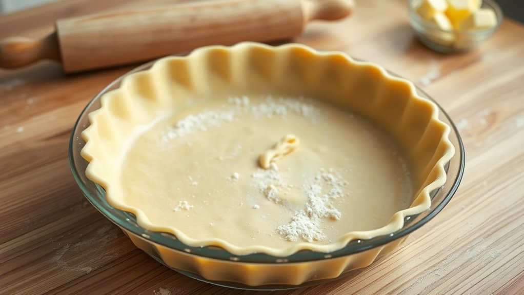 chilled blind baked sweet crust