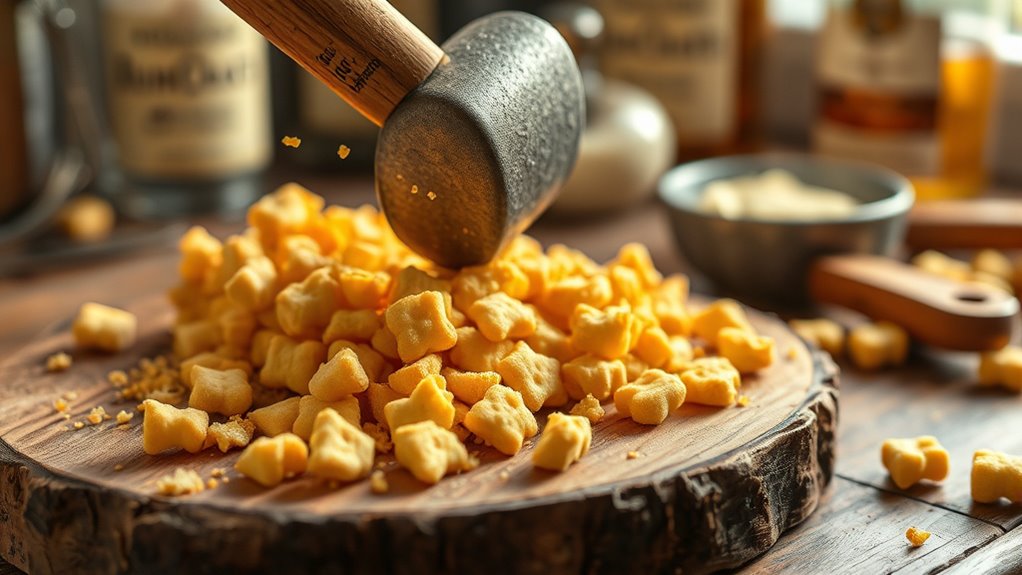 crush animal crackers easily