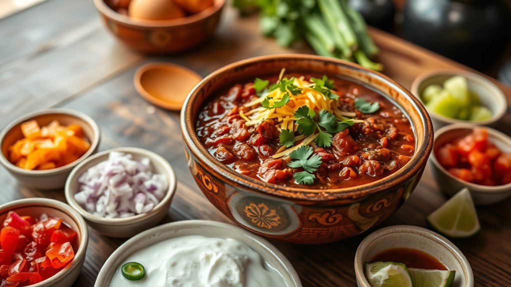 customize chili with toppings