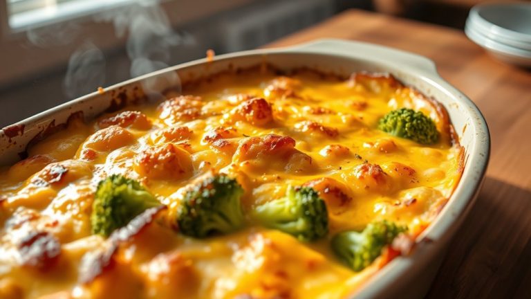 easy broccoli cheddar bake