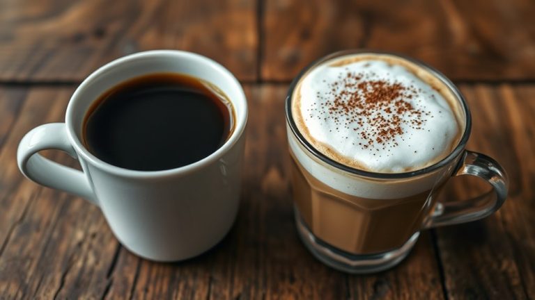 espresso based coffee style contrast