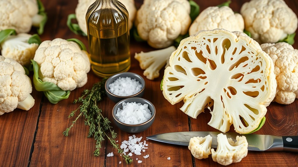 gather ingredients for cauliflower