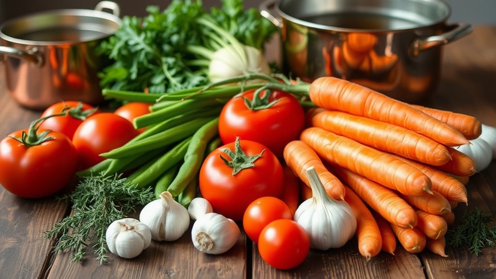 hearty vegetable soup ingredients