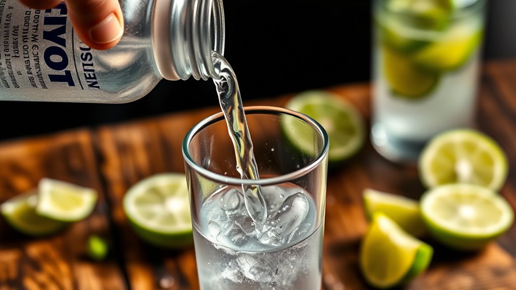 measure chilled absolut lime