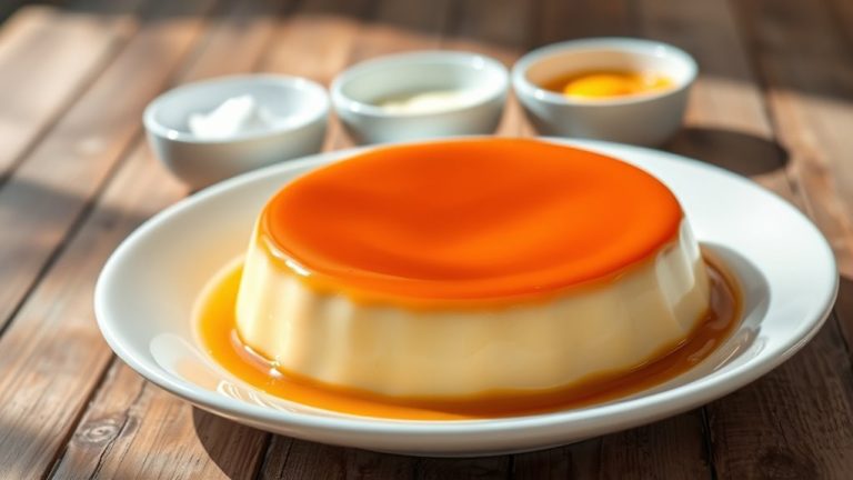 perfect smooth three step flan