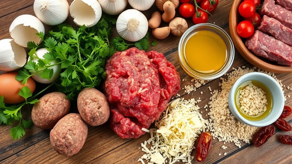 pork and veal meatballs