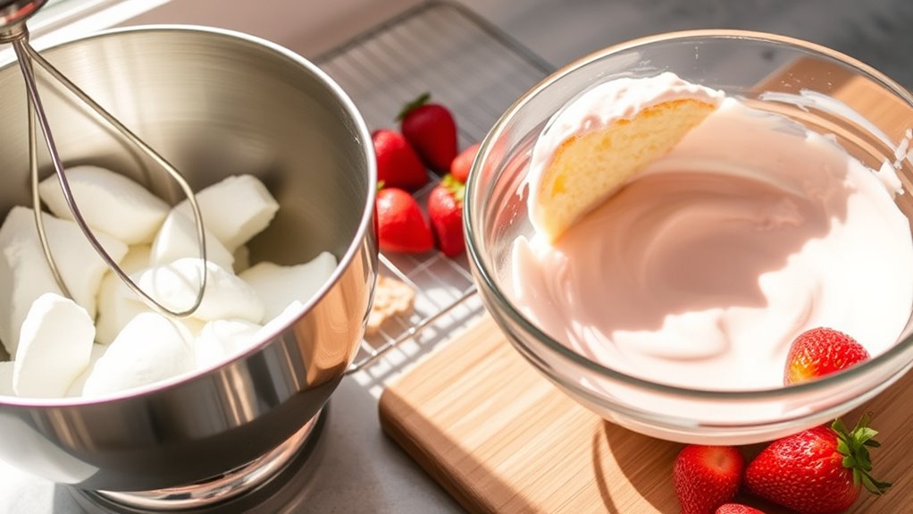 prepare angel food cake