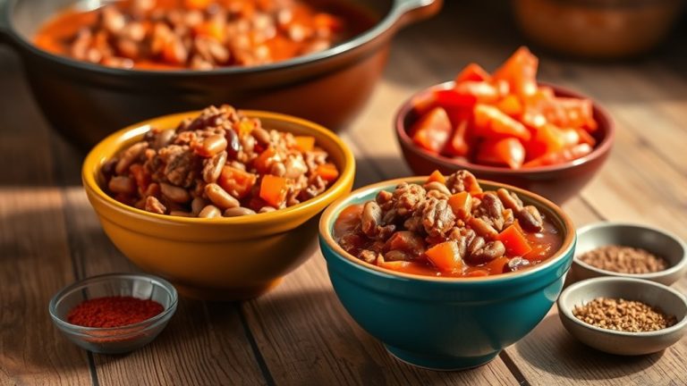 quick hearty three step chili