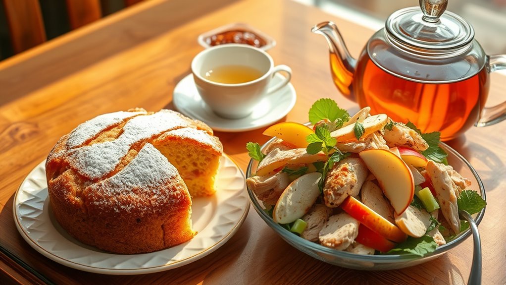 refreshing apple chicken salad