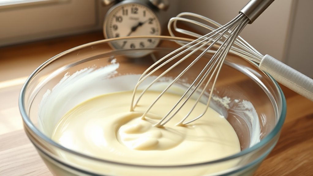 rest batter thirty to sixty minutes