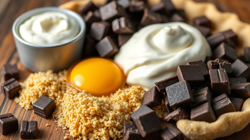 rich silky chocolate custard