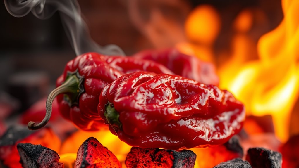 roast aleppo peppers 400 f