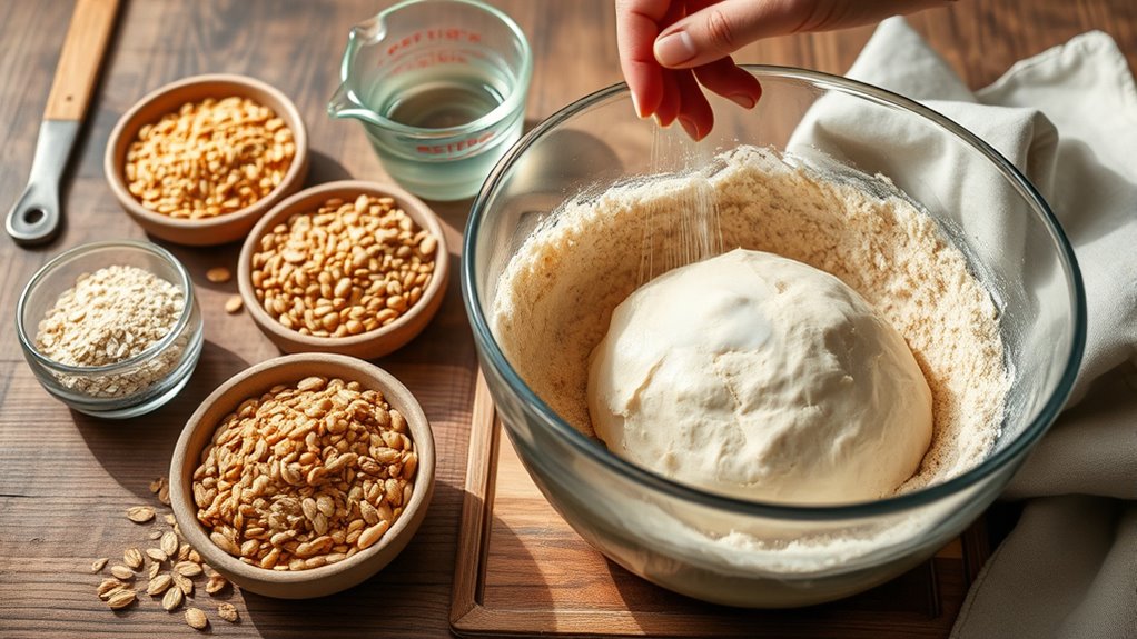 seven grain hearty starter loaf