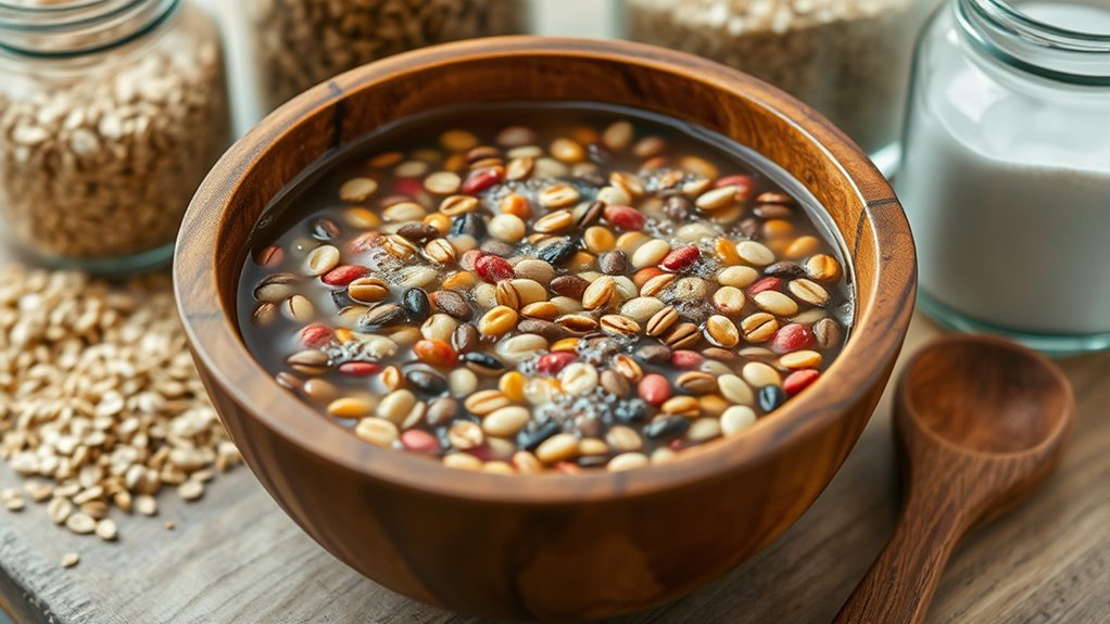 soak grains add yeast