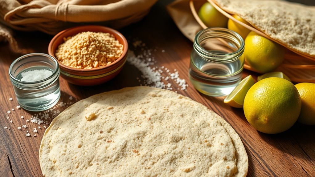 soft pliable homemade flour tortillas