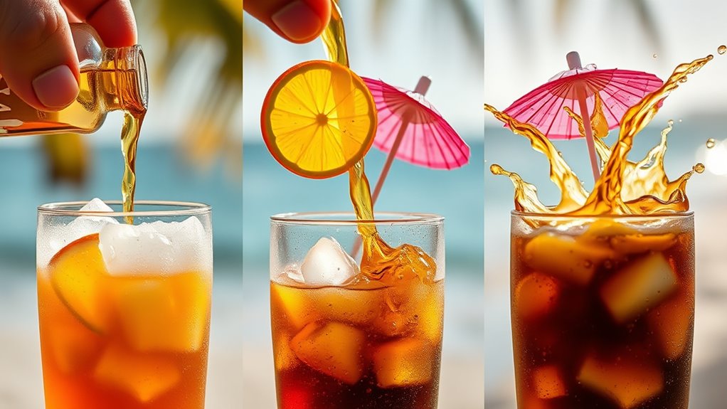 tropical rum cocktail recipe
