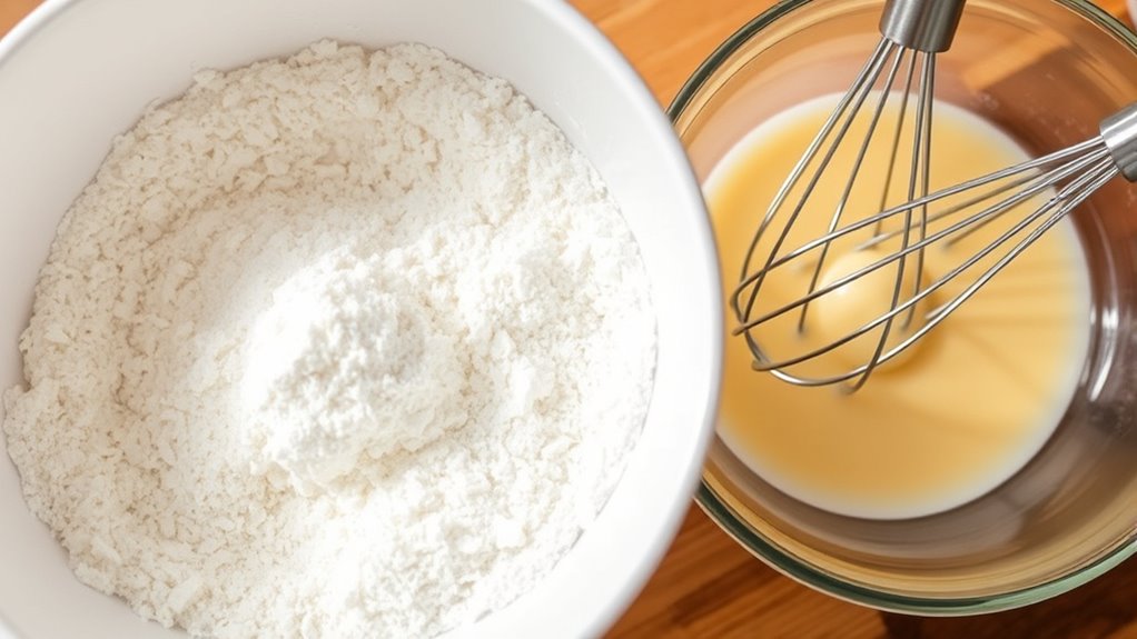 whisk dry and wet